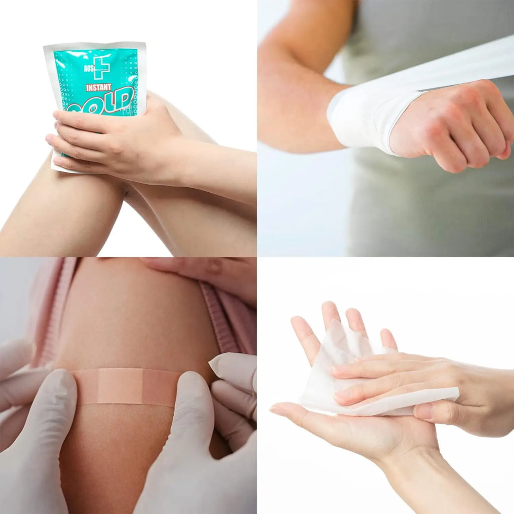 188pcs First Aid Kit Refill - Extra Replacement Supplies, Loose Packed Restock Supply Pack